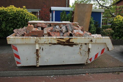 Grab hire container placement in Hanwell