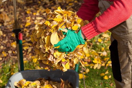 Eco-friendly garden waste recycling process in Hanwell