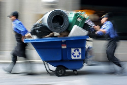 Eco-friendly commercial skip in Hanwell